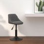 Dark Gray Velvet Kitchen Stool by vidaXL, Kitchen stools - Ref: Foro24-335317, Price: 76,74 €, Discount: %