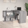 Sonoma gray plywood corner desk 200x50x76cm by vidaXL, Desks - Ref: Foro24-815424, Price: 118,20 €, Discount: %