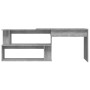 Escritorio esquina madera contrachapada gris Sonoma 200x50x76cm de vidaXL, Escritorios - Ref: Foro24-815424, Precio: 118,20 €...