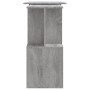 Escritorio esquina madera contrachapada gris Sonoma 200x50x76cm de vidaXL, Escritorios - Ref: Foro24-815424, Precio: 118,20 €...