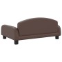 Cama para perros de cuero sintético marrón 70x45x30 cm de vidaXL, Camas para perros - Ref: Foro24-171967, Precio: 66,70 €, De...