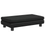 Cama de perros con extensión cuero sintético negro 100x50x30 cm de vidaXL, Camas para perros - Ref: Foro24-172026, Precio: 11...