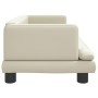 Cream synthetic leather dog bed 80x45x30 cm by vidaXL, Beds for dogs - Ref: Foro24-171902, Price: 72,91 €, Discount: %