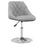 Swivel dining chairs 4 units light gray velvet by vidaXL, dining chairs - Ref: Foro24-3088758, Price: 226,20 €, Discount: %