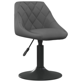 Silla de comedor de terciopelo gris oscuro de vidaXL, Sillas de comedor - Ref: Foro24-3088814, Precio: 81,64 €, Descuento: %