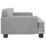 Sofá para niños de terciopelo gris claro 70x45x30 cm de vidaXL, Mobiliario para bebés y niños pequeños - Ref: Foro24-3196294,...