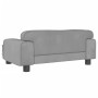 Kindersofa aus hellgrauem Samt 70x45x30 cm von vidaXL, Baby- und Kleinkindmöbel - Ref: Foro24-3196294, Preis: 67,76 €, Rabatt: %