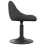 Sillas de comedor giratorias 2 uds terciopelo negro de vidaXL, Sillas de comedor - Ref: Foro24-335324, Precio: 124,65 €, Desc...