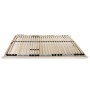 Slatted bed base with 28 slats 7 regions 100x200 cm by vidaXL, Beds and slatted bases - Ref: Foro24-246458, Price: 113,26 €, ...