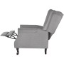 Sillón de tela gris de vidaXL, Sillones - Ref: Foro24-242206, Precio: 263,07 €, Descuento: %