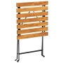 Mesa bistró de terraza madera maciza de acacia 55x54x71 cm de vidaXL, Mesas de jardín - Ref: Foro24-313158, Precio: 79,99 €, ...