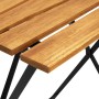 Mesa bistró de terraza madera maciza de acacia 55x54x71 cm de vidaXL, Mesas de jardín - Ref: Foro24-313158, Precio: 79,99 €, ...