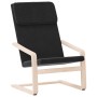 Sillón de relax de tela negro de vidaXL, Sillones - Ref: Foro24-351055, Precio: 86,96 €, Descuento: %