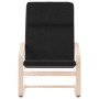 Sillón de relax de tela negro de vidaXL, Sillones - Ref: Foro24-351055, Precio: 86,96 €, Descuento: %