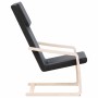 Sillón de relax de tela negro de vidaXL, Sillones - Ref: Foro24-351055, Precio: 86,96 €, Descuento: %