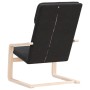 Sillón de relax de tela negro de vidaXL, Sillones - Ref: Foro24-351055, Precio: 86,96 €, Descuento: %