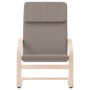 Sillón de relax de tela gris taupe de vidaXL, Sillones - Ref: Foro24-351057, Precio: 93,90 €, Descuento: %