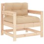 7-piece garden furniture set and solid wood cushions by vidaXL, Garden sets - Ref: Foro24-3185829, Price: 573,85 €, Discount: %