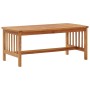 Mesa de centro de madera maciza de acacia 102x50x43 cm de vidaXL, Mesas de centro - Ref: Foro24-310255, Precio: 87,19 €, Desc...