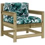 6-piece garden furniture set with impregnated pine wood cushions by vidaXL, Garden sets - Ref: Foro24-3185821, Price: 605,92 ...