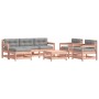 7-piece garden furniture set with Douglas fir wood cushions by vidaXL, Garden sets - Ref: Foro24-3185834, Price: 559,78 €, Di...