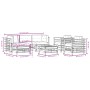 7-teiliges Gartenmöbel-Set und weiße Massivholzkissen von vidaXL, Gartensets - Ref: Foro24-3185837, Preis: 718,16 €, Rabatt: %