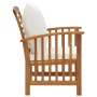 Garden chairs with cushions 2 units solid acacia wood by vidaXL, Garden chairs - Ref: Foro24-310257, Price: 219,05 €, Discoun...