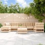 8-piece garden furniture set and solid wood cushions by vidaXL, Garden sets - Ref: Foro24-3185850, Price: 734,05 €, Discount: %