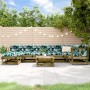 8-piece garden furniture set with impregnated pine wood cushions by vidaXL, Garden sets - Ref: Foro24-3185849, Price: 687,09 ...