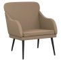 Cappuccino synthetic leather armchair 63x76x80 cm by vidaXL, Armchairs - Ref: Foro24-351429, Price: 84,69 €, Discount: %