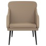 Cappuccino synthetic leather armchair 63x76x80 cm by vidaXL, Armchairs - Ref: Foro24-351429, Price: 84,69 €, Discount: %