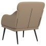 Cappuccino synthetic leather armchair 63x76x80 cm by vidaXL, Armchairs - Ref: Foro24-351429, Price: 84,69 €, Discount: %