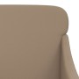 Sillón de cuero sintético color capuchino 63x76x80 cm de vidaXL, Sillones - Ref: Foro24-351429, Precio: 84,69 €, Descuento: %