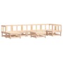 8-piece garden furniture set with solid wood cushions by vidaXL, Garden sets - Ref: Foro24-3185864, Price: 647,99 €, Discount: %