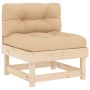 8-piece garden furniture set with solid wood cushions by vidaXL, Garden sets - Ref: Foro24-3185864, Price: 647,99 €, Discount: %