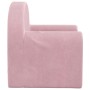 Pink soft plush children's sofa bed by vidaXL, Baby and Toddler Furniture - Ref: Foro24-341802, Price: 46,42 €, Discount: %