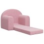 Pink soft plush children's sofa bed by vidaXL, Baby and Toddler Furniture - Ref: Foro24-341802, Price: 46,42 €, Discount: %