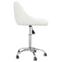 Silla de oficina giratoria de cuero sintético blanco de vidaXL, Sillas de oficina - Ref: Foro24-335189, Precio: 92,03 €, Desc...