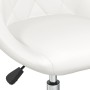 Silla de oficina giratoria de cuero sintético blanco de vidaXL, Sillas de oficina - Ref: Foro24-335189, Precio: 92,03 €, Desc...