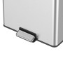 EKO Essential Pedal Bin 2x20 L Matte Silver by EKO, Waste containers - Ref: Foro24-440007, Price: 138,21 €, Discount: %