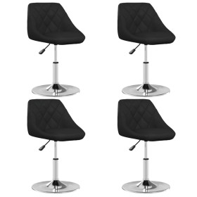 Sillas de comedor 4 unidades cuero sintético negro de vidaXL, Sillas de comedor - Ref: Foro24-3088636, Precio: 243,77 €, Desc...