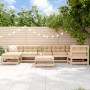 8-piece garden furniture set with solid wood cushions by vidaXL, Garden sets - Ref: Foro24-3185885, Price: 664,57 €, Discount: %