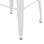 Stackable bar stools 2 units in white metal by vidaXL, Kitchen stools - Ref: Foro24-248148, Price: 136,98 €, Discount: %