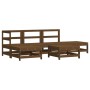 Garden furniture set 6 pieces and honey brown solid wood cushions by vidaXL, Garden sets - Ref: Foro24-3185902, Price: 521,90...