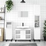 White plywood 3-piece bathroom furniture set by vidaXL, Bathroom furniture - Ref: Foro24-3190307, Price: 184,31 €, Discount: %