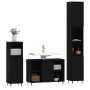 Black plywood 3-piece bathroom furniture set by vidaXL, Bathroom furniture - Ref: Foro24-3190292, Price: 174,17 €, Discount: %