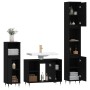 Black plywood 3-piece bathroom furniture set by vidaXL, Bathroom furniture - Ref: Foro24-3190292, Price: 174,17 €, Discount: %