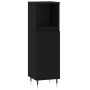 Black plywood 3-piece bathroom furniture set by vidaXL, Bathroom furniture - Ref: Foro24-3190292, Price: 174,17 €, Discount: %