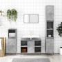 Concrete gray plywood 2-piece bathroom furniture set by vidaXL, Bathroom furniture - Ref: Foro24-3190295, Price: 178,49 €, Di...