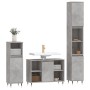 Set muebles de baño 2 piezas madera contrachapada gris hormigón de vidaXL, Muebles de baño - Ref: Foro24-3190295, Precio: 182...